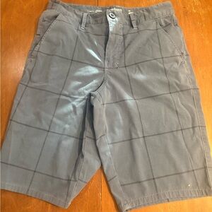 Urban Pipeline Charcoal Checkered Men's Shorts